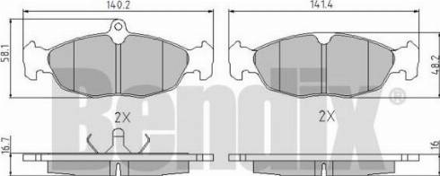 BENDIX 510118 - Kit pastiglie freno, Freno a disco autozon.pro