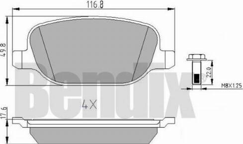 BENDIX 510891 - Kit pastiglie freno, Freno a disco autozon.pro