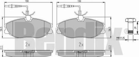 BENDIX 510292 - Kit pastiglie freno, Freno a disco autozon.pro