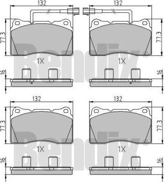 BENDIX 511264 - Kit pastiglie freno, Freno a disco autozon.pro