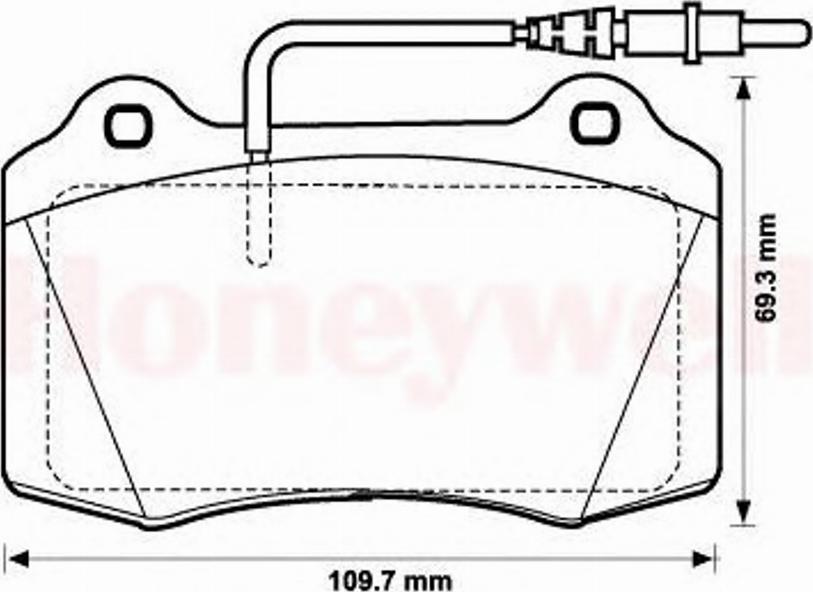 BENDIX 571999B - Kit pastiglie freno, Freno a disco autozon.pro