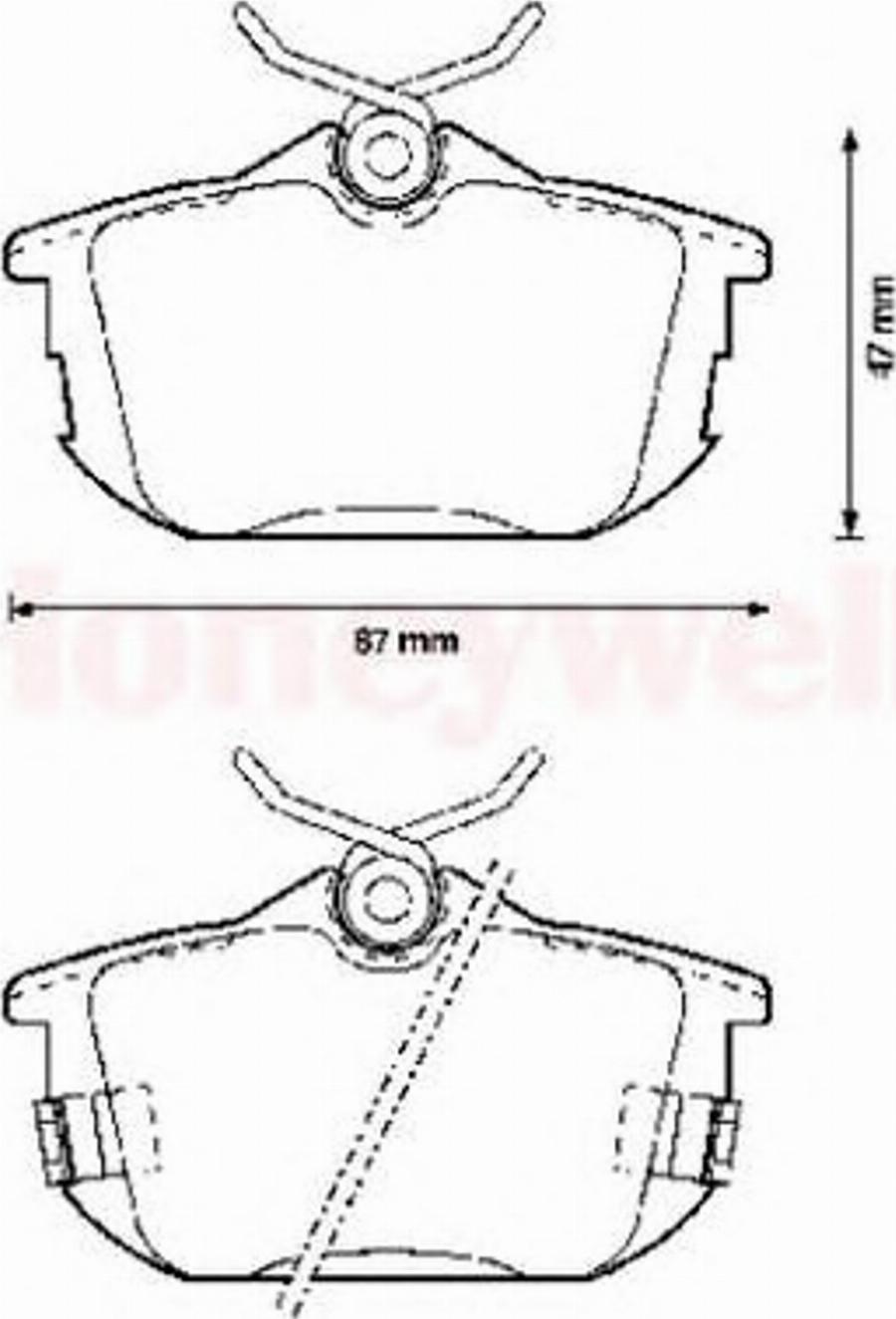 BENDIX 571941B - Kit pastiglie freno, Freno a disco autozon.pro