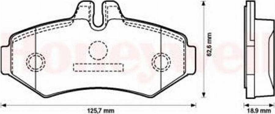 BENDIX 571950B - Kit pastiglie freno, Freno a disco autozon.pro