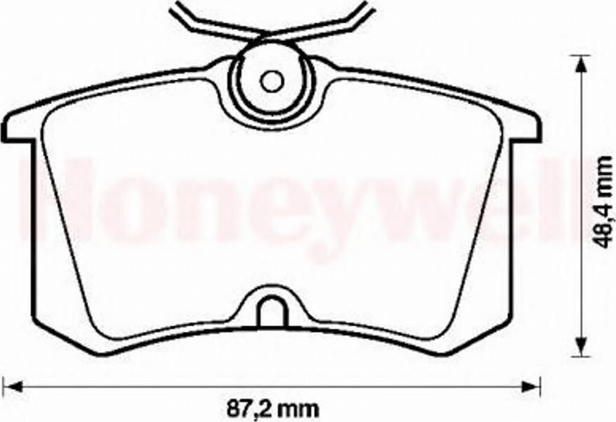 BENDIX 571906X - Kit pastiglie freno, Freno a disco autozon.pro