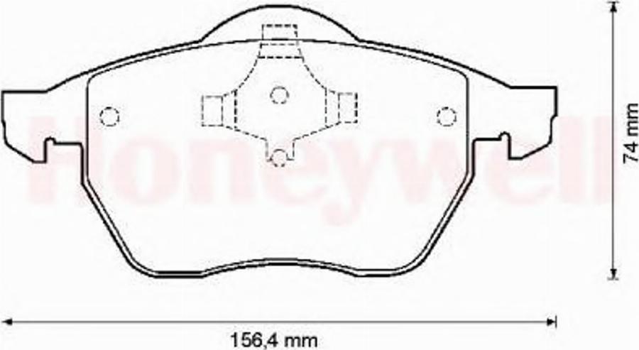 BENDIX 571900B - Kit pastiglie freno, Freno a disco autozon.pro