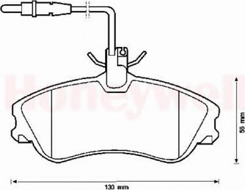 BENDIX 571919B - Kit pastiglie freno, Freno a disco autozon.pro