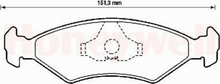 BENDIX 571914X - Kit pastiglie freno, Freno a disco autozon.pro