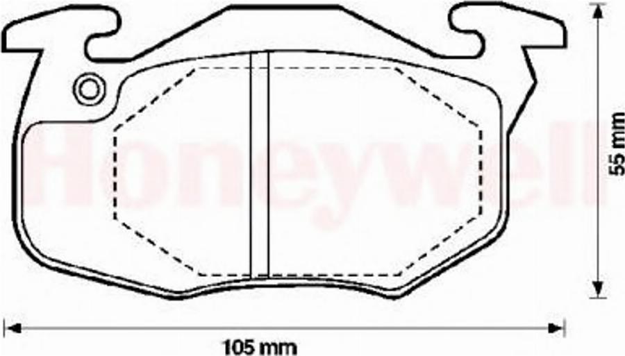 BENDIX 571911X - Kit pastiglie freno, Freno a disco autozon.pro