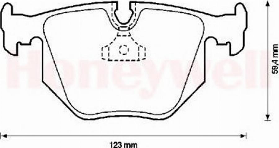 BENDIX 571918B - Kit pastiglie freno, Freno a disco autozon.pro