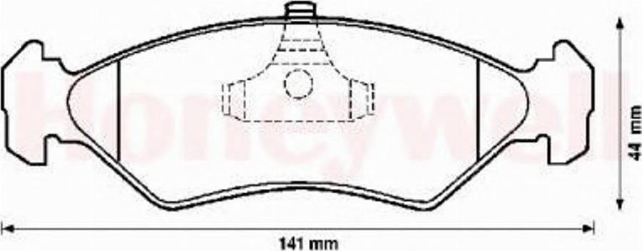 BENDIX 571913B - Kit pastiglie freno, Freno a disco autozon.pro