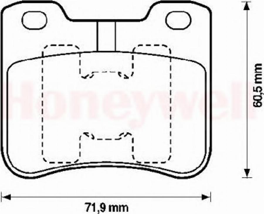 BENDIX 571912B - Kit pastiglie freno, Freno a disco autozon.pro