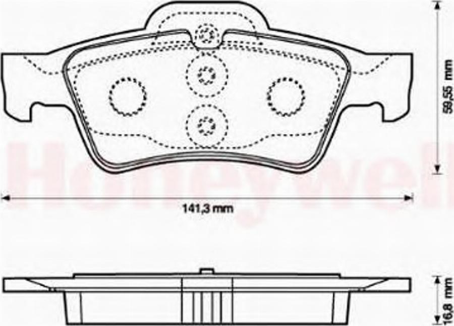 BENDIX 571989B - Kit pastiglie freno, Freno a disco autozon.pro