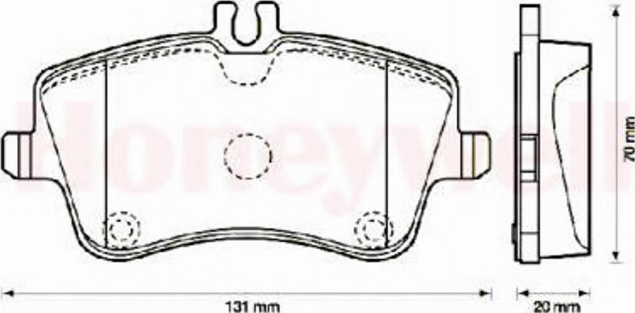 BENDIX 571986B - Kit pastiglie freno, Freno a disco autozon.pro