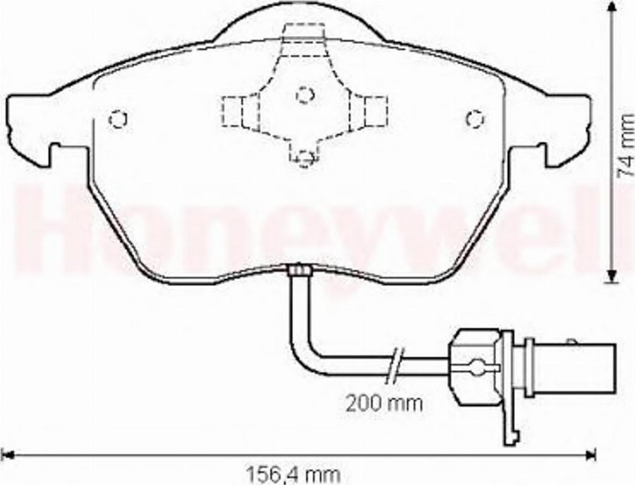 BENDIX 571982X - Kit pastiglie freno, Freno a disco autozon.pro