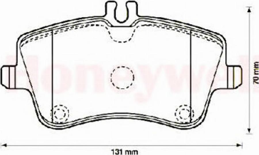 BENDIX 571987B - Kit pastiglie freno, Freno a disco autozon.pro