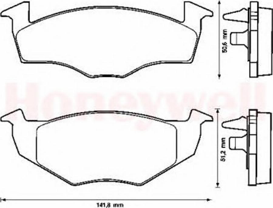 BENDIX 571939 B - Kit pastiglie freno, Freno a disco autozon.pro