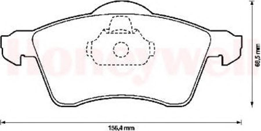 BENDIX 571934B - Kit pastiglie freno, Freno a disco autozon.pro