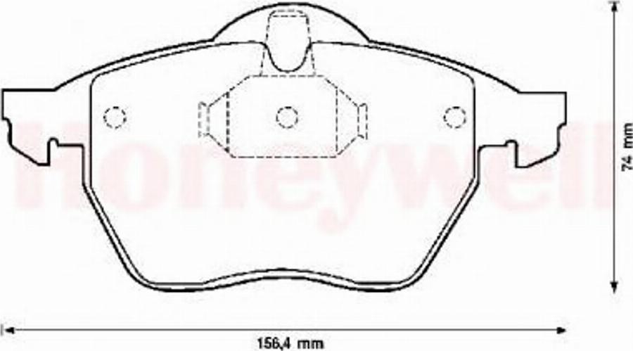 BENDIX 571920B - Kit pastiglie freno, Freno a disco autozon.pro