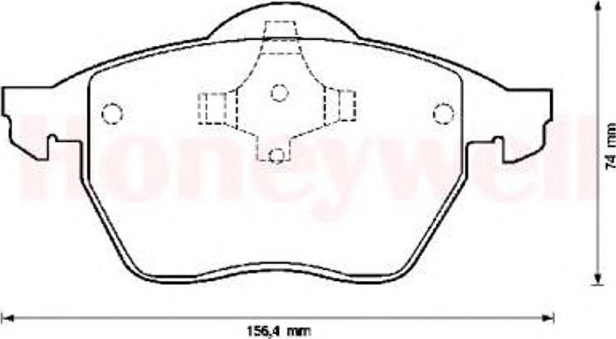 BENDIX 571921B - Kit pastiglie freno, Freno a disco autozon.pro