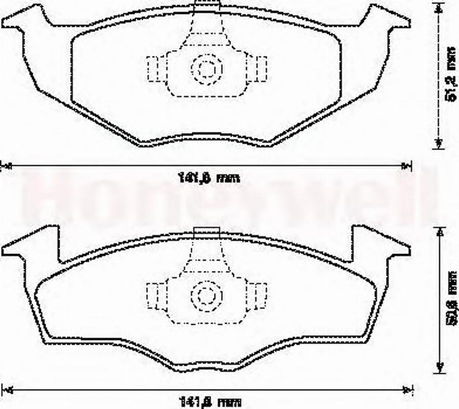 BENDIX 571923B - Kit pastiglie freno, Freno a disco autozon.pro