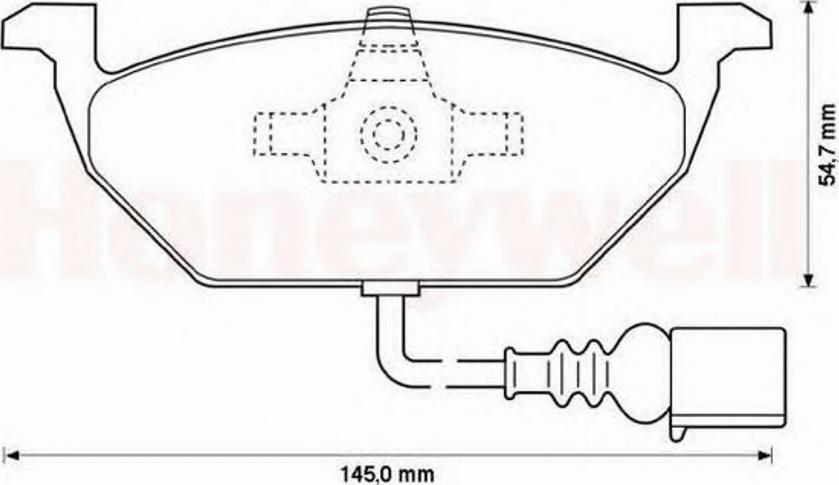 BENDIX 571971B - Kit pastiglie freno, Freno a disco autozon.pro