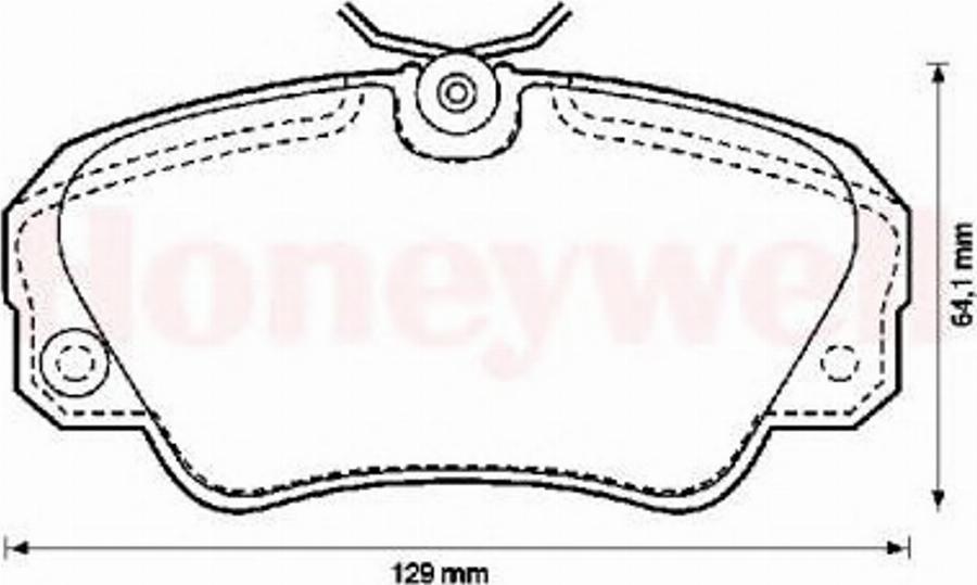 BENDIX 571493B - Kit pastiglie freno, Freno a disco autozon.pro