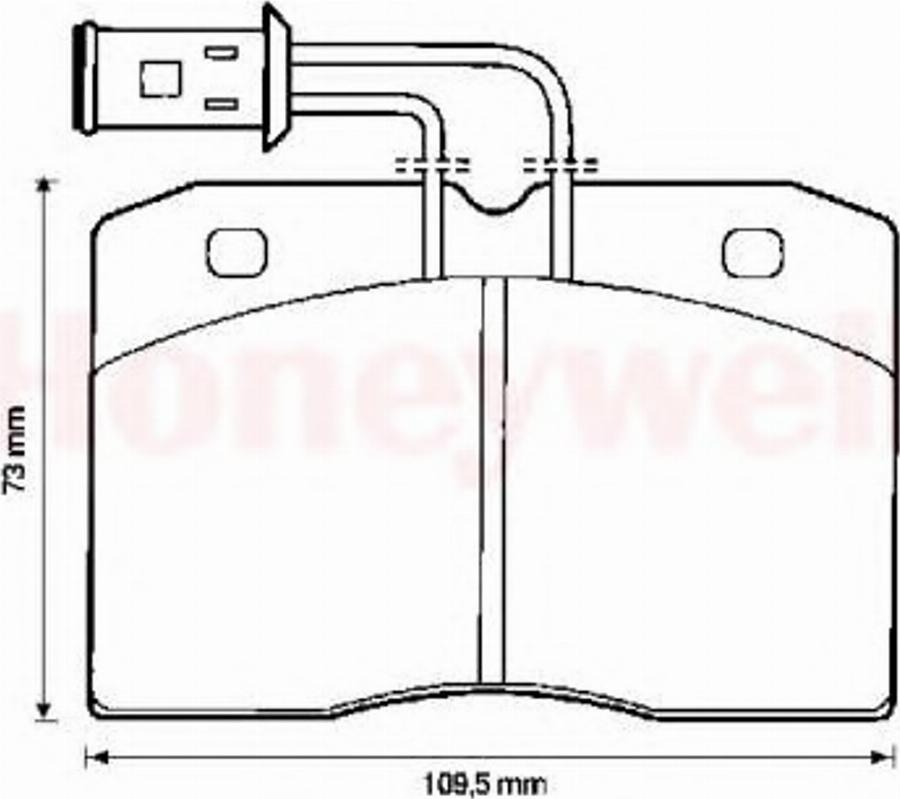 BENDIX 571447B - Kit pastiglie freno, Freno a disco autozon.pro