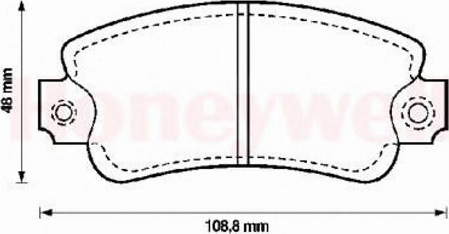 BENDIX 571464X - Kit pastiglie freno, Freno a disco autozon.pro