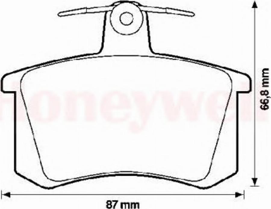 BENDIX 571462X - Kit pastiglie freno, Freno a disco autozon.pro