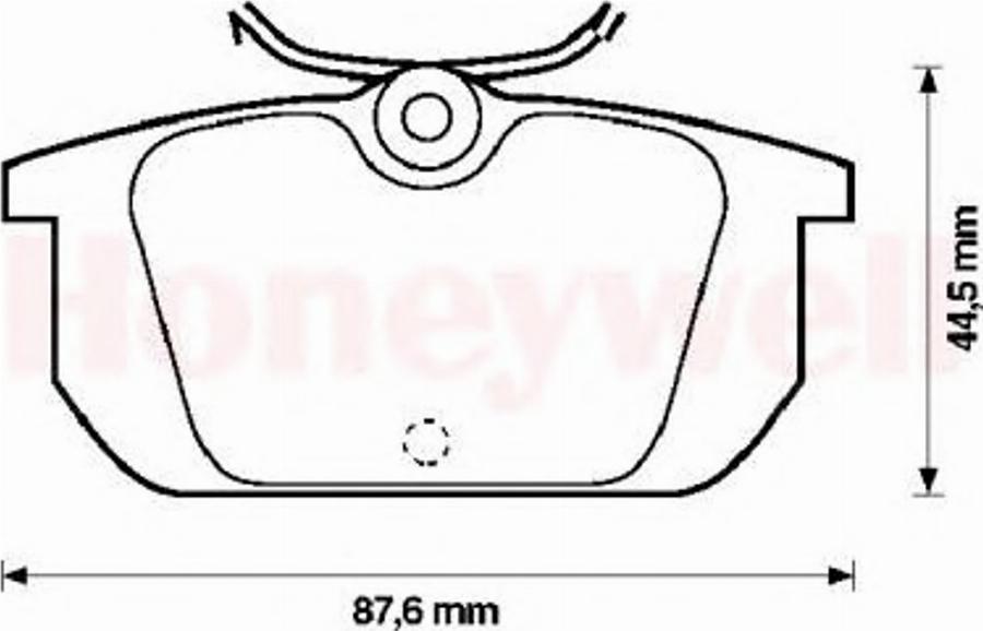 BENDIX 571409B - Kit pastiglie freno, Freno a disco autozon.pro