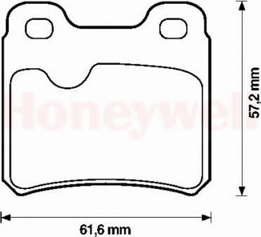 BENDIX 571407B - Kit pastiglie freno, Freno a disco autozon.pro