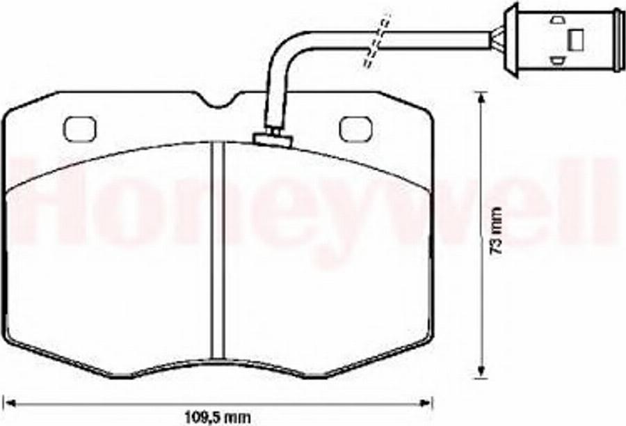 BENDIX 571416B - Kit pastiglie freno, Freno a disco autozon.pro