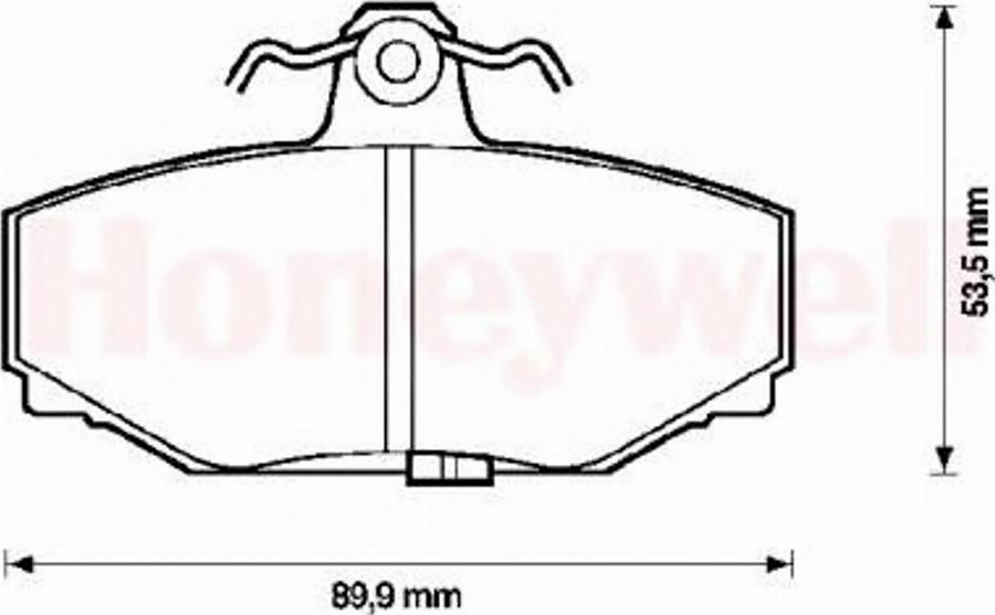 BENDIX 571418 B - Kit pastiglie freno, Freno a disco autozon.pro