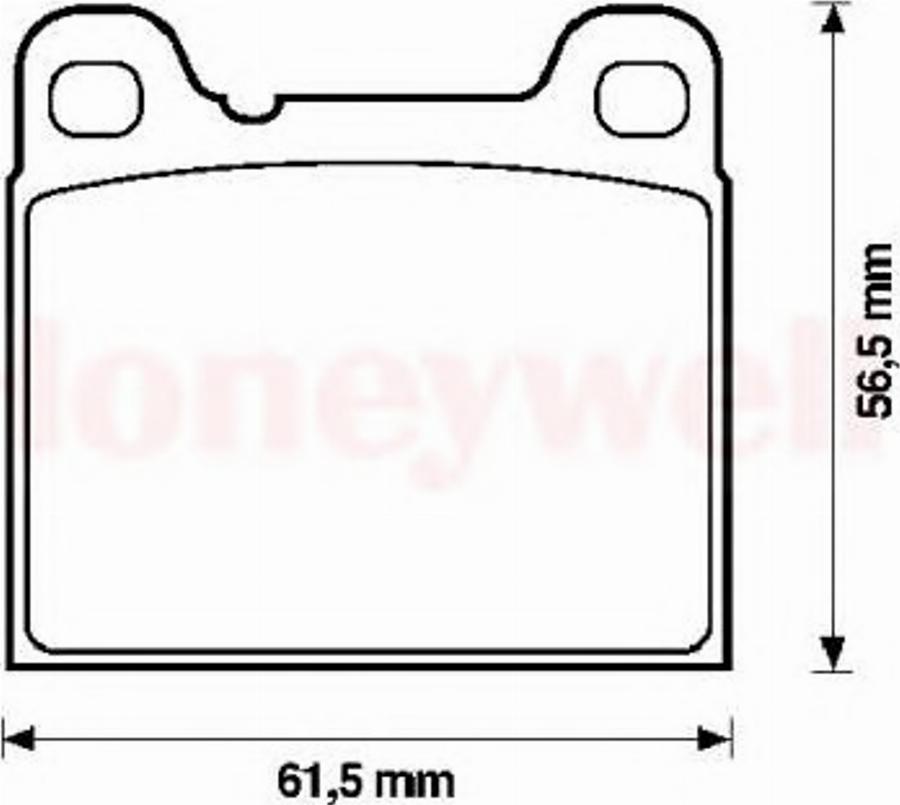 BENDIX 571417B - Kit pastiglie freno, Freno a disco autozon.pro