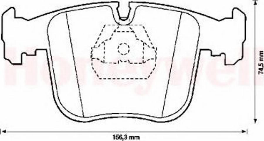 BENDIX 571485B - Kit pastiglie freno, Freno a disco autozon.pro