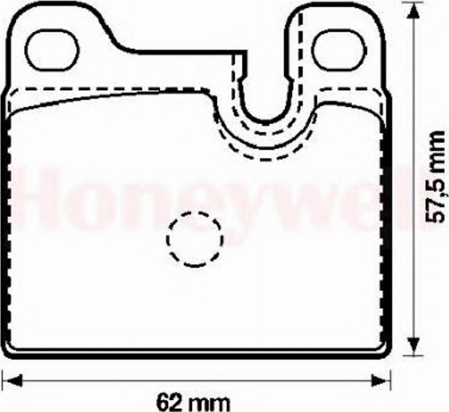 BENDIX 571488B - Kit pastiglie freno, Freno a disco autozon.pro