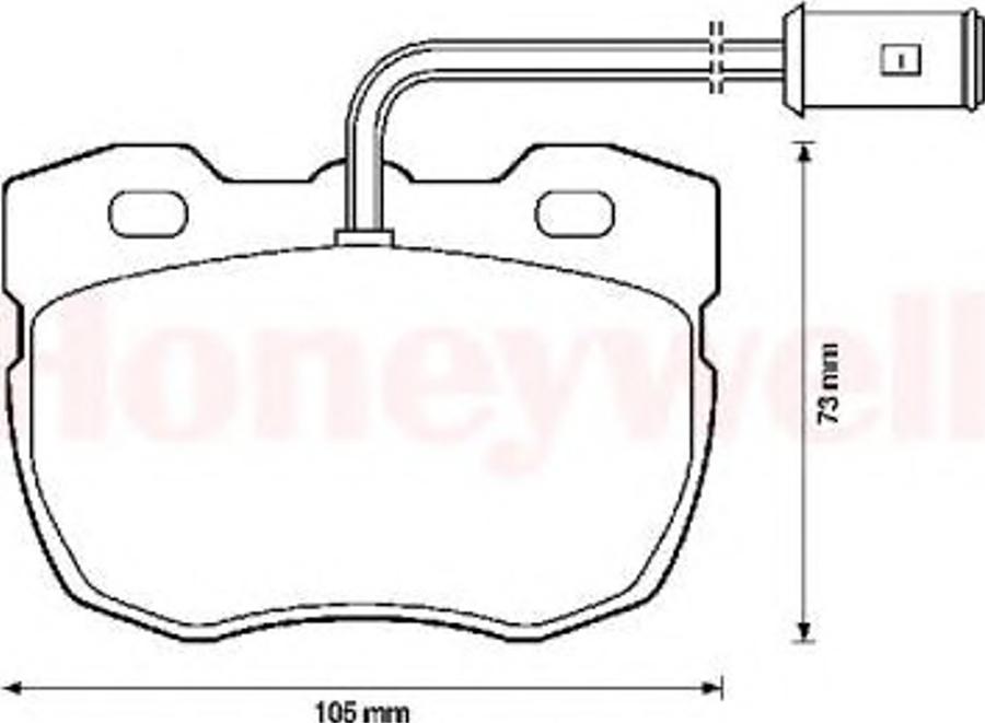 BENDIX 571439X - Kit pastiglie freno, Freno a disco autozon.pro