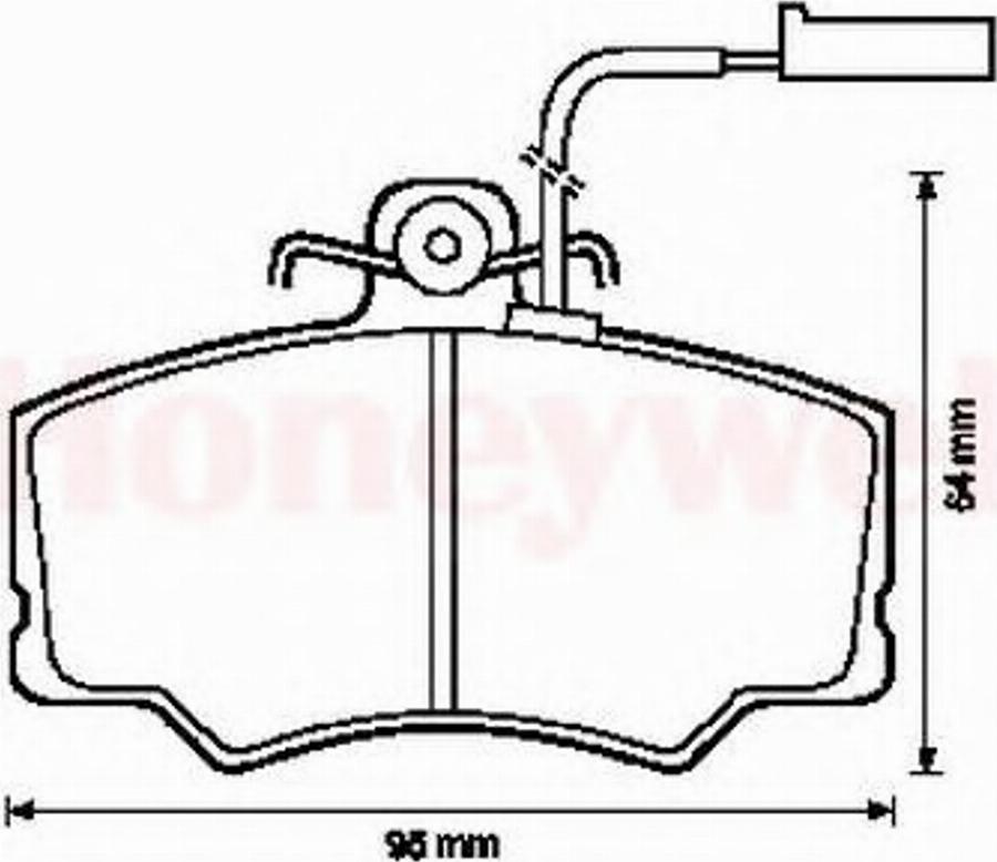 BENDIX 571433B - Kit pastiglie freno, Freno a disco autozon.pro