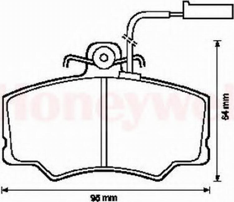 BENDIX 571433X - Kit pastiglie freno, Freno a disco autozon.pro