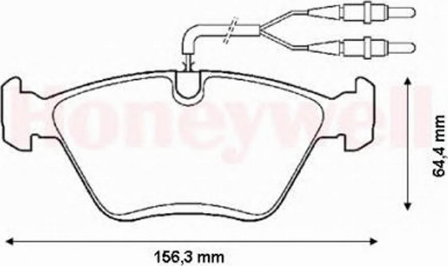 BENDIX 571420B - Kit pastiglie freno, Freno a disco autozon.pro