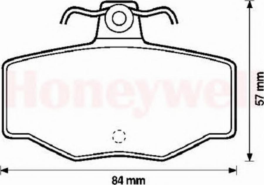 BENDIX 571421B - Kit pastiglie freno, Freno a disco autozon.pro