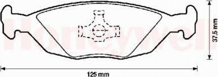 BENDIX 571428B - Kit pastiglie freno, Freno a disco autozon.pro