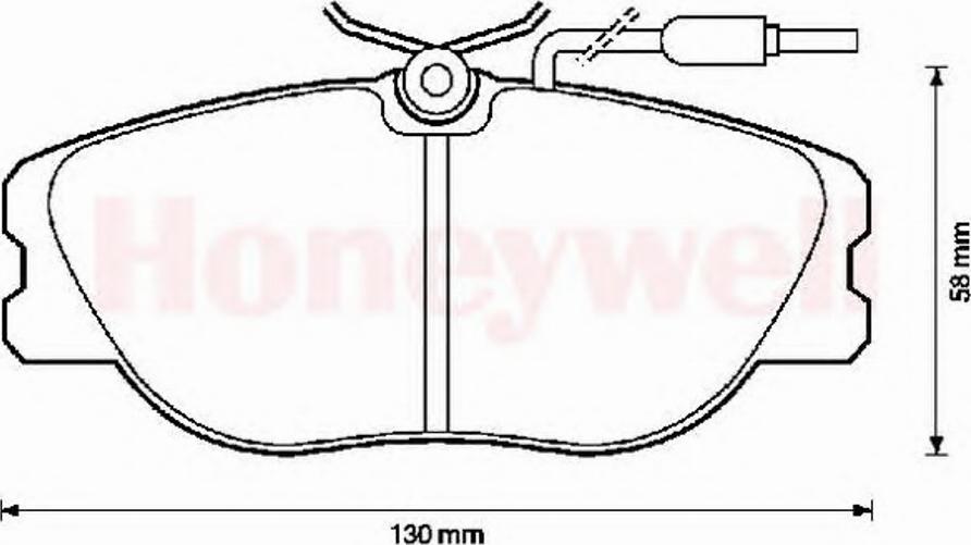 BENDIX 571423B - Kit pastiglie freno, Freno a disco autozon.pro