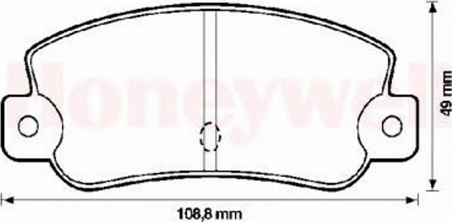 BENDIX 571474B - Kit pastiglie freno, Freno a disco autozon.pro