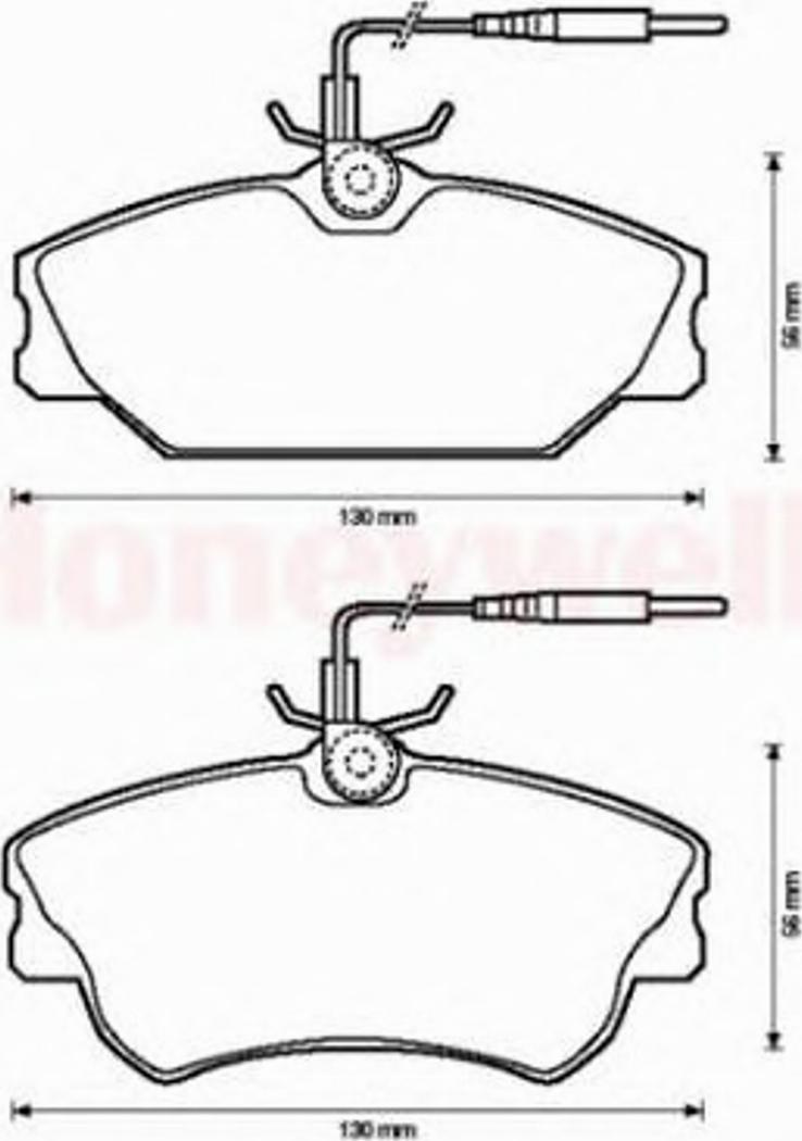 BENDIX 571476B - Kit pastiglie freno, Freno a disco autozon.pro