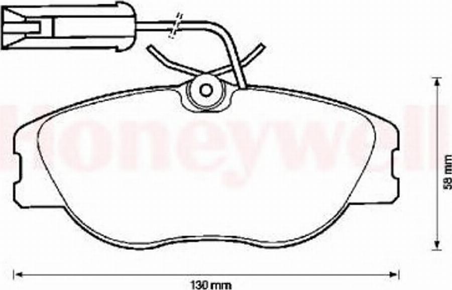 BENDIX 571472B - Kit pastiglie freno, Freno a disco autozon.pro