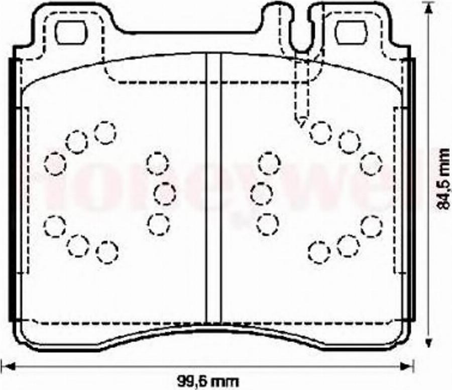 BENDIX 571477B - Kit pastiglie freno, Freno a disco autozon.pro