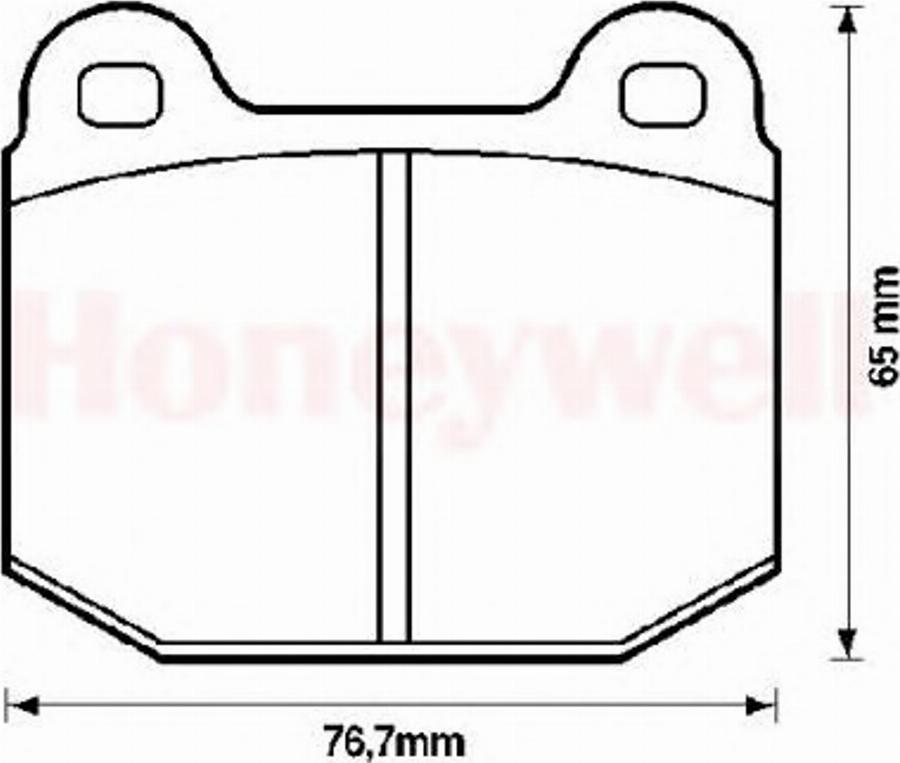 BENDIX 571543B - Kit pastiglie freno, Freno a disco autozon.pro