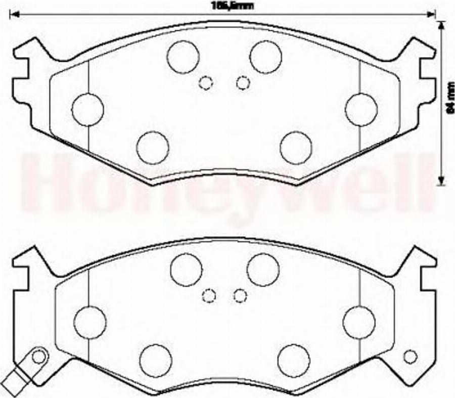 BENDIX 571514B - Kit pastiglie freno, Freno a disco autozon.pro