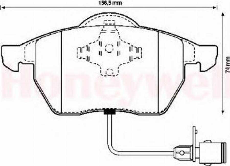 BENDIX 571512B - Kit pastiglie freno, Freno a disco autozon.pro